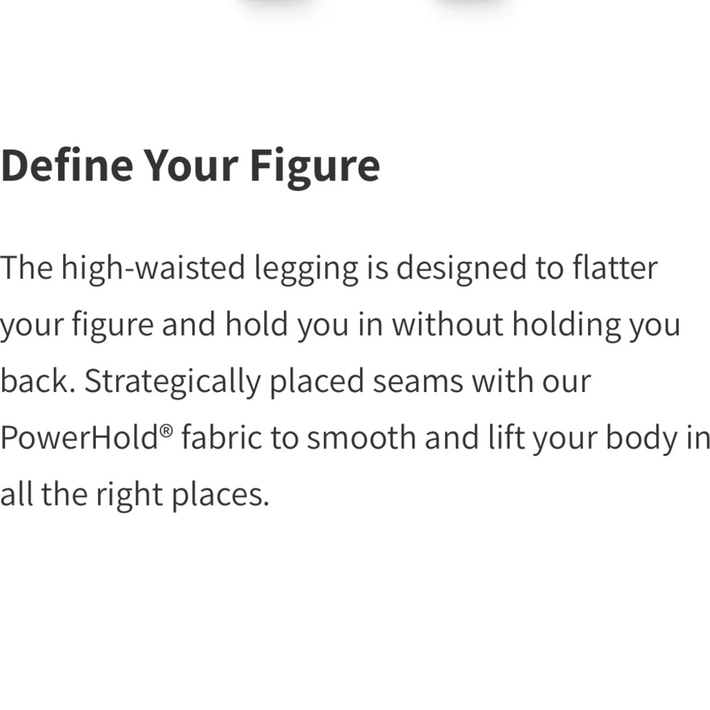 Fabletics HW Powerhold 7/8 Legging | Black Space Splatter | XS | Design Retired - Picture 8 of 11